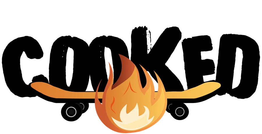 Cooked – logo couleur identité de marque