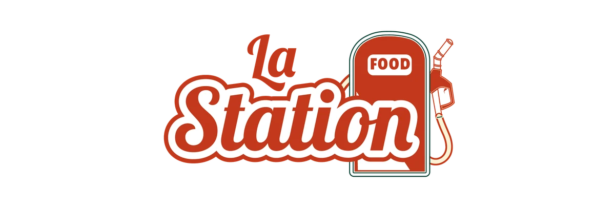 Logo La Station — version rouge