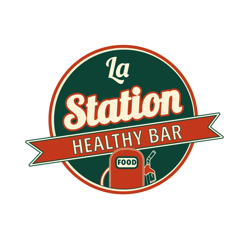 Logo principal La Station — badge rond